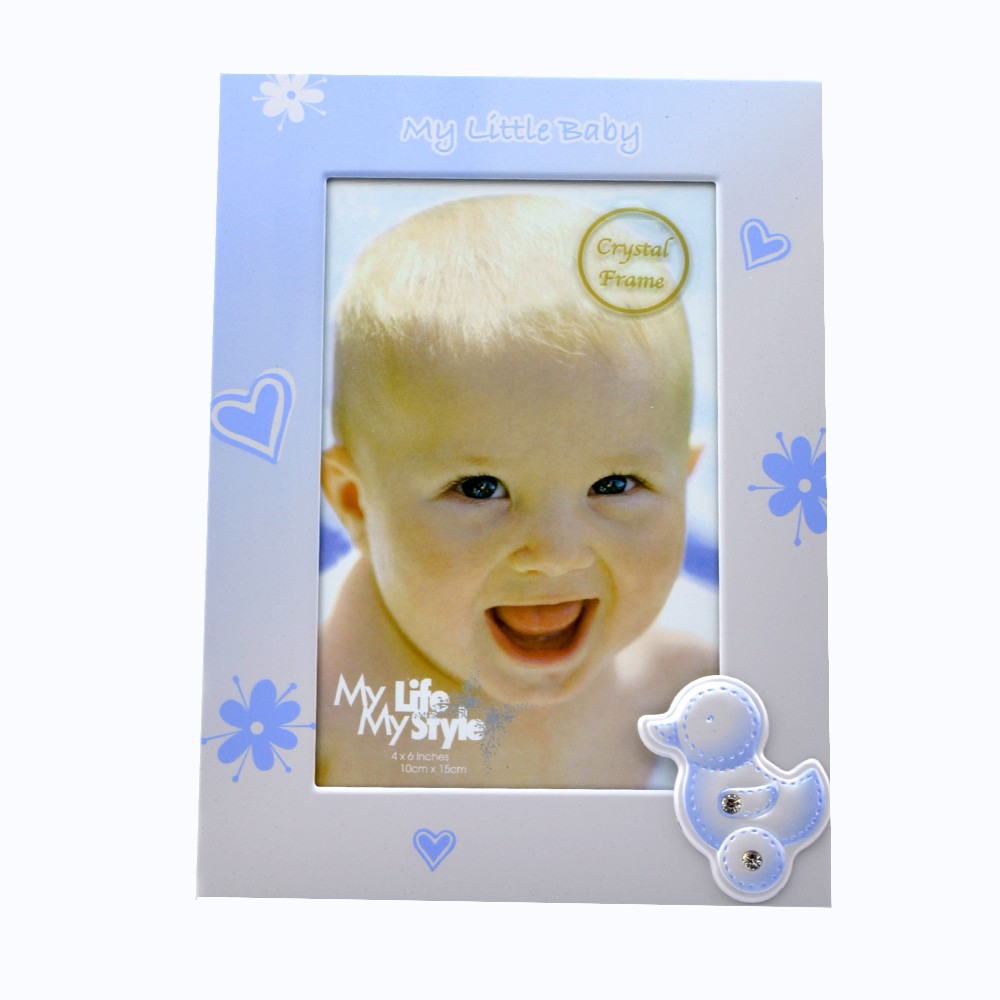Rama foto Baby Flowers 10x15, metalica, design flori si inimioare Roz - imagine 7